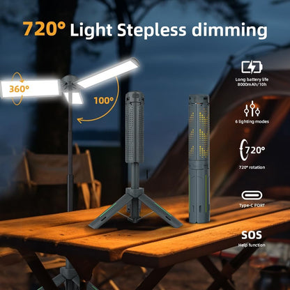 Adjustable Tripod Camping Work Light