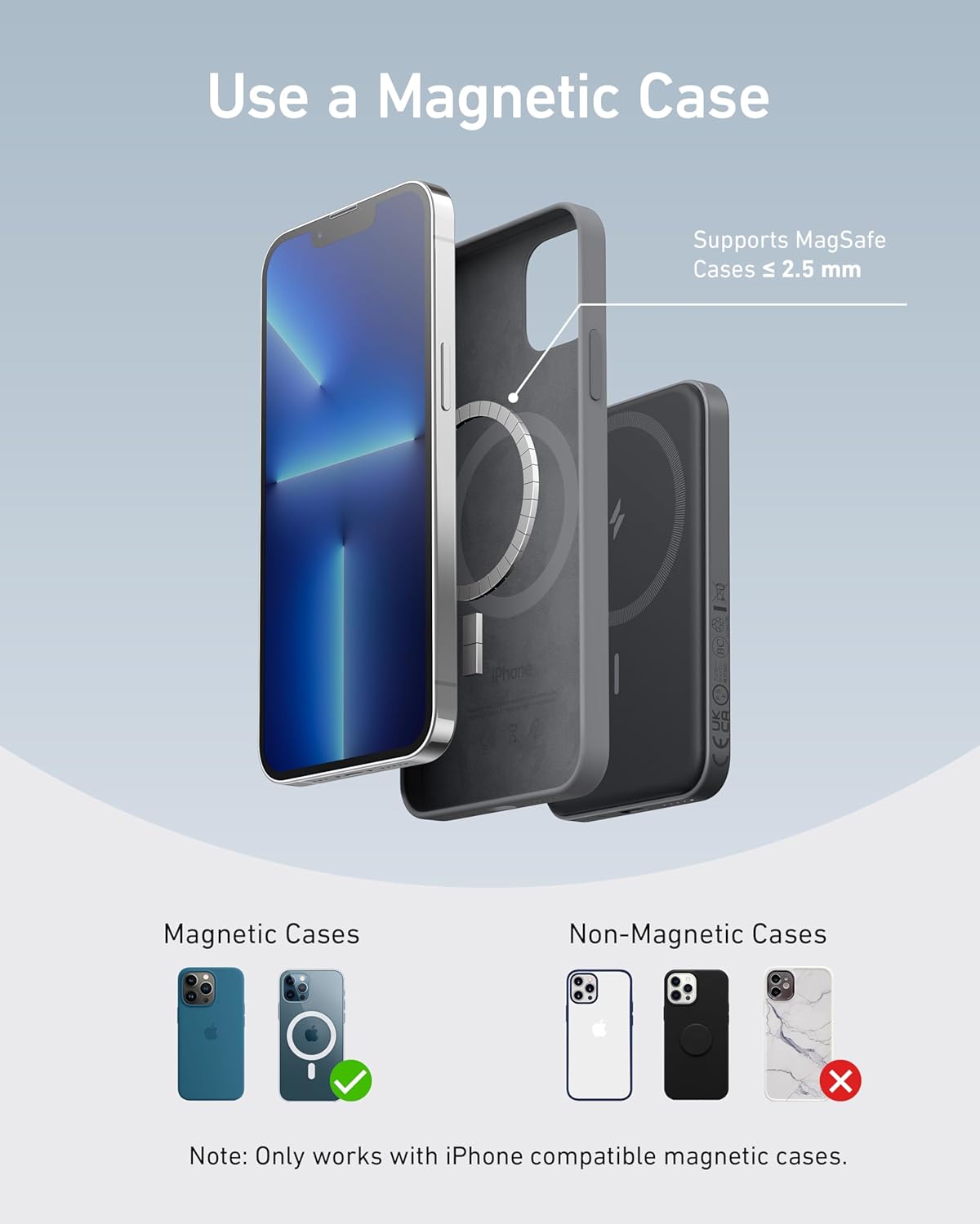 Magnetic Portable 5000mAh Charger